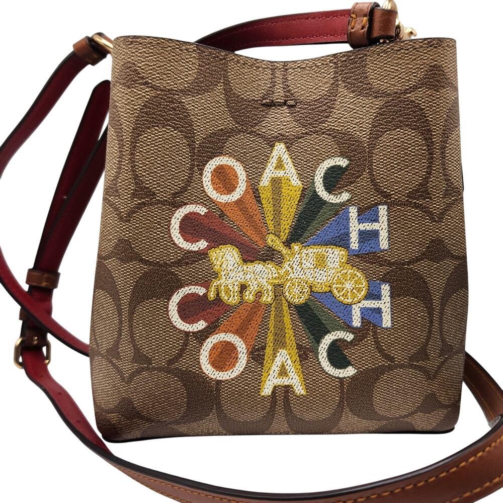 Authenticated Coach Mini Town Bucket Bag
